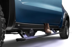 GMC Sierra Running Boards - AMP Research - PowerStep Xtreme - Black - `22-`25